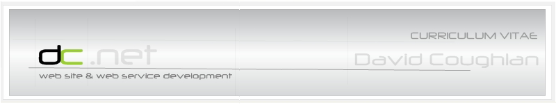 David Coughlan - Curriculum Vitae